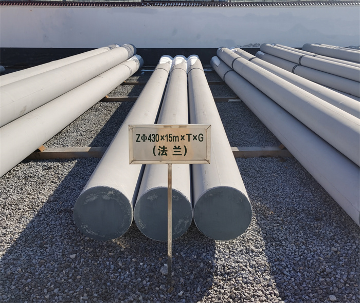 尖草坪430×15米×T×G砼电力电杆