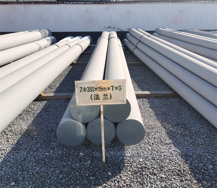 尖草坪350×15米×T×G钢筋混凝土电线杆